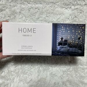 NIB 🤍✨✨Forever 21 Home White Weatherproof Hanging String Lights